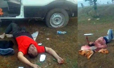 उत्तर प्रदेश से बलात्कार के आरोपी लेकर लौट रही पुलिस की स्कार्पियो पलटी, सब इंस्पेक्टर की हुई मौत, तीन आरक्षक घायल, कुत्ते की वजह से हुआ हादसा