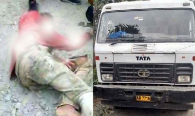 ट्रेलर की चपेट में आया बाइक सवार युवक, इलाज के दौरान मौत, वाहन छोड़कर चालक फरार, पुलिस कर रही मामले की जांच