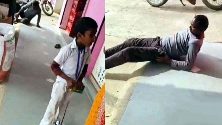 शराब के नशे में धुत होकर स्कूल पहुंचे गुरुजी, वीडियो वायरल होते ही जिला शिक्षा अधिकारी ने लिया एक्शन, किया सस्पेंड