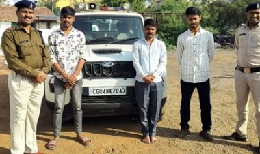 छत्तीसगढ़ में फिर पकड़े गए नकली पुलिस बनकर अवैध वसूली करते तीन आरोपी, तीनों आरोपियों को पुलिस ने गिरफ्तार कर भेजा जेल