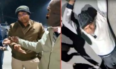 शराब पीकर वाहन चलाने वालों के खिलाफ कार्यवाही करने पर भाजपा जिला उपाध्यक्ष सड़क पर लेटकर किया विरोध प्रदर्शन, कांग्रेस -सत्ता का घमंड