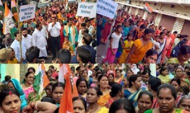 नगर कांग्रेस ने निकाली जन आक्रोश और परिवर्तन महारैली, उमड़ती भीड़ में दिखा कांग्रेस का शक्ति प्रदर्शन के साथ चुनावी शंखनाद