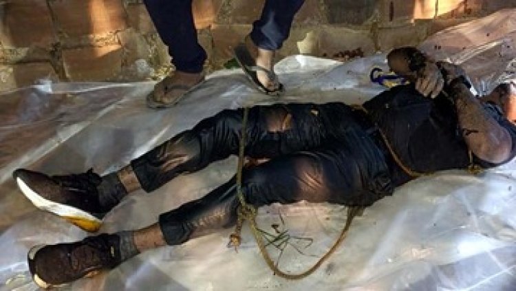 नाले में मिली युवक की लाश, इलाके में दहशत का माहौल, कत्ल या हादसा, लोगों ने जताई हत्या की आशंका, पुलिस कर रही मामले की जांच