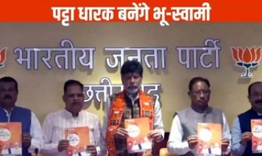 बीजेपी के घोषणा-पत्र में किए 20 वादे, छात्राओं को फ्री सैनेटरी पैड, प्रॉपर्टी टैक्स में छूट, यूपीएससी मेंस क्लियर करने पर मिलेगी प्रोत्साहन राशि 1 लाख