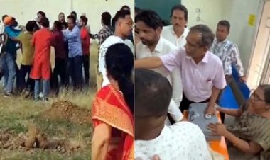 ईवीएम खराब होने से मतदाता नाराज, जांच के निर्देश, फर्जी मतदान करने को लेकर बवाल, हिरासत में दो आरोपी, 2 पार्षद प्रत्याशियों के बीच हुई झड़प