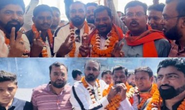 गरियाबंद में भाजपा के रिखी यादव ने मारी बाजी, 15 में से 9 वार्डों में भाजपा का कब्जा, कांग्रेस को मिली 4 सीट, आसिफ मेमन की हुई शानदार जीत