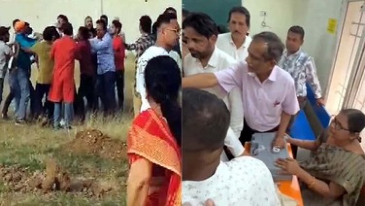 ईवीएम खराब होने से मतदाता नाराज, जांच के निर्देश, फर्जी मतदान करने को लेकर बवाल, हिरासत में दो आरोपी, 2 पार्षद प्रत्याशियों के बीच हुई झड़प