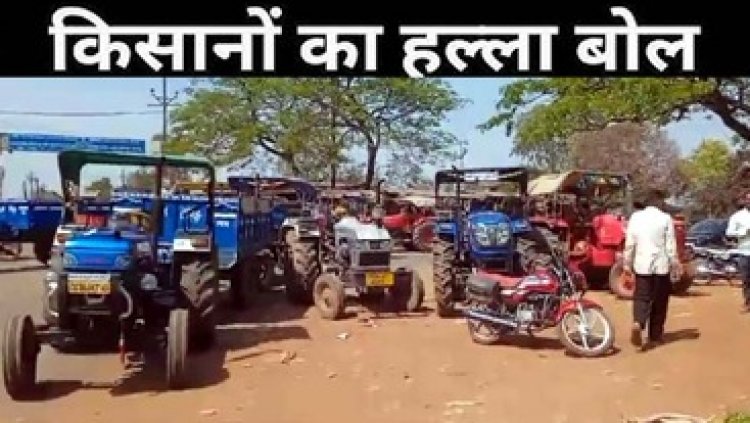 समर्थन मूल्य को कानूनी दर्जा दिलाने ट्रैक्टर-ट्रॉली में सवार होकर कलेक्ट्रेट घेरने निकले किसान, सैकड़ों कृषक गिरफ्तार, नाराज कृषकों ने किया चक्काजाम