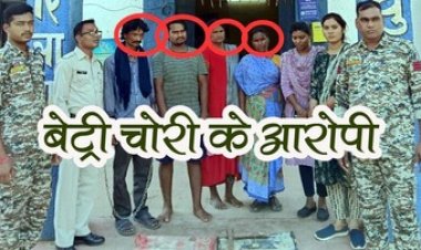 गरियाबंद पुलिस की बड़ी कार्यवाही, उड़ीसा प्रांत के चार शातिर चोर  चोरी की बैटरी समेत गिरफ्तार, छोटा हाथी बना सबूत, लाखों का सामान बरामद