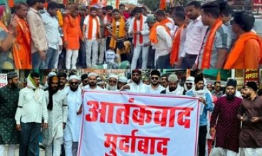 गरियाबंद और मैनपुर में निकली विशाल रैली, आतंकवाद के खिलाफ गूंजे नारे, आतंकवाद और पकिस्तान का पुतला दहन कर जमकर विरोध प्रदर्शन