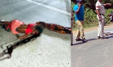 ढाबा से खाना लेकर लौट रही महिला को अज्ञात वाहन ने मारी टक्कर, सिर फटा, ट्रेलर ने बाइक सवार को कुचला, दोनों की मौके पर हुई मौत