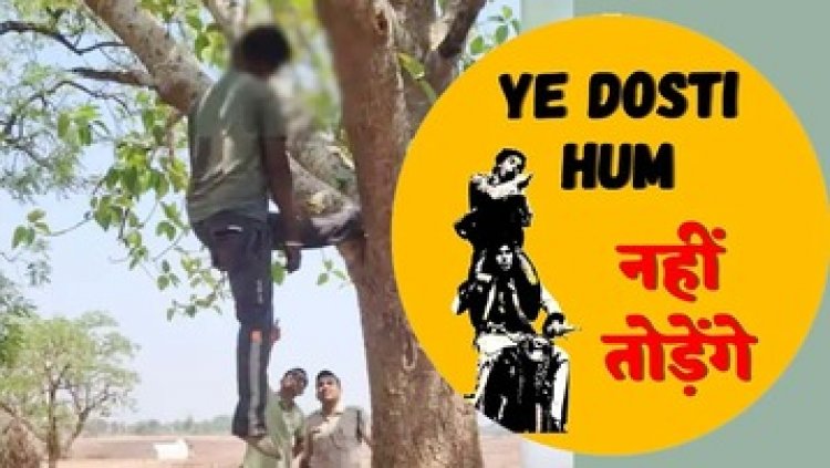 दोस्त की मौत का लगा सदमा, युवक ने दुख में फांसी लगाकर की खुदकुशी, पेड़ पर लटका मिला शव, एक ही रात में दो दोस्तों की मौत से गांव में छाया मातम