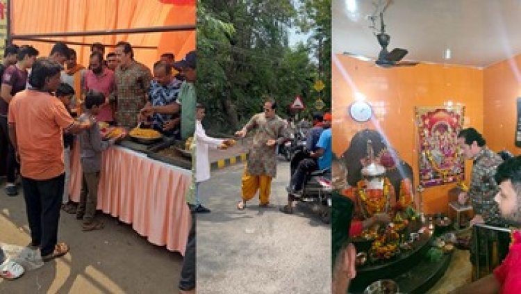 पूर्व विधायक विकास उपाध्याय ने हनुमान जन्मोत्सव में छत्तीसगढ़ के जनमानस की सुख समृद्धि के लिए संकटमोचन श्री हुनमान जी से की विनती