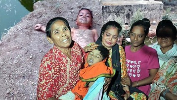 सैप्टिक टैंक के पास सोक पीट में भरे जल में नहाने उतरे 3 बच्चे, लोगों ने फौरन निकाला बाहर, एक बच्चे की मौत, दो बच्चों का अस्पताल में इलाज जारी