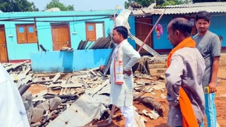 राहत के साथ आई आफत, तेज आंधी-तूफान से गई आठ महीने के नवजात बच्चे की जान, जनजीवन अस्त-व्यस्त, राहत कार्य जारी