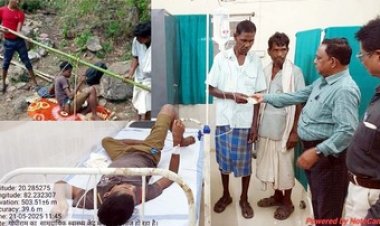 युवक ने सांप को काटा, सर्पदंश से बेहोश युवक को 9 किमी दूर कंधे पर ढोकर लाए परिजन, मैनपुर अस्पताल में चल रहा इलाज