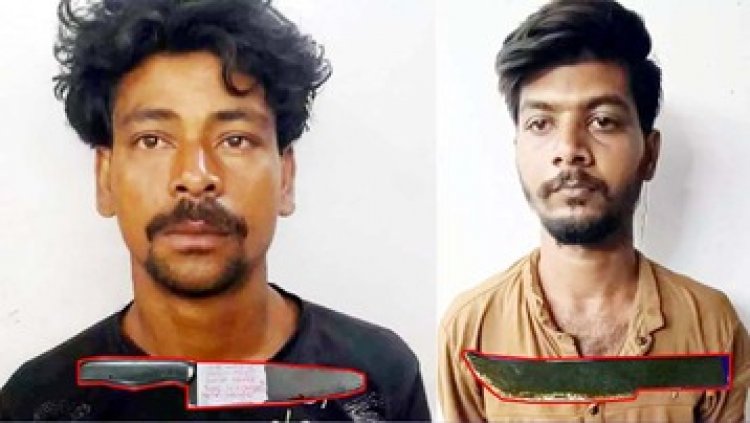 खमतराई बाजार और रावांभाठा में हथियार लेकर फैलाई दहशत, दो बदमाश लाला और प्रशांत गिरफ्तार, दोनों के खिलाफ आर्म्स-एक्ट में एक्शन