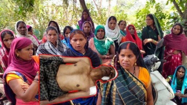 हत्या के आरोपी ने गवाह पर किया जानलेवा हमला, ग्रामीणों ने थाने का किया घेराव, अपराधियों को शह देने के लगे आरोप