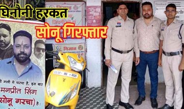 राजधानी में थाने के भीतर महिला को अश्लील गालियां और चरित्र हनन, छेड़छाड़ और अभद्र टिप्पणी के मामले में पोस्टरमैन सोनू गरचा गिरफ्तार