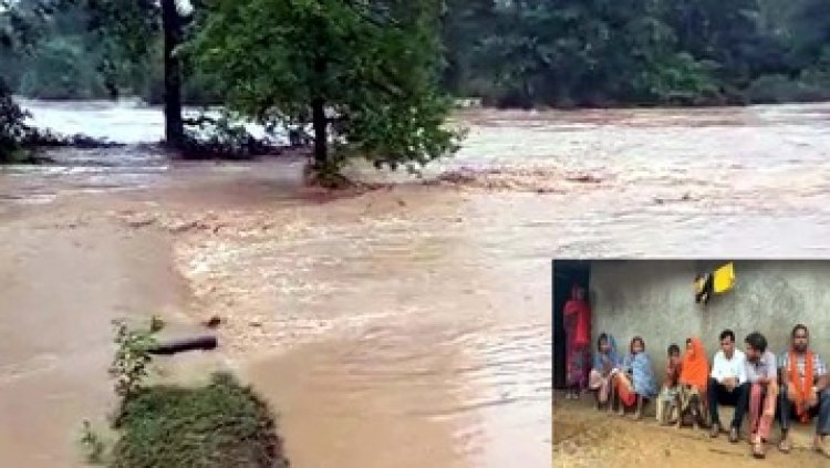 बारिश के बीच उफनती नदी में महिला और बच्चे समेत बहे चार लोग, एक युवती का शव मिला, तीन लापता, बाकी लोगों की तलाश जारी
