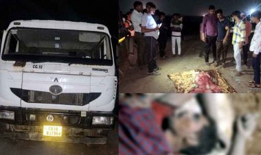 राखड़ लोडिंग के दौरान दर्दनाक हादसा, ट्रेलर चालक की दबकर मौत, मर्डर की आशंका, मुआवजे को लेकर 5 घंटे तक चला हंगामा