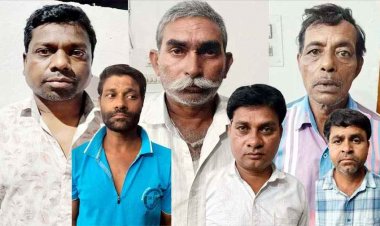 गांव के पानी टंकी के पास जमी 52 परियों की महफिल, पुलिस ने रेड मारकर आरोपियों को दबोचा, 6 जुआरी गिरफ्तार, नकद रकम जब्त
