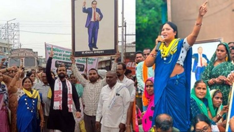 वन अधिकार नियमो में बदलाव के खिलाफ झमाझम बारिश के बीच हजारों आदिवासियों ने गरियाबंद में रैली निकाल मुख्यमंत्री के नाम सौंपा ज्ञापन