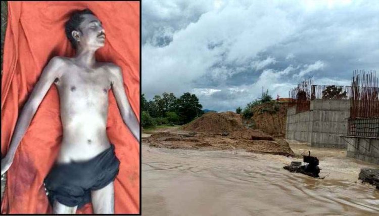 तेज बारिश की वजह से पुलिया में बह गया काम में लगा मजदूर, 40 घंटे बाद मिली लाश, रेलवे लाइन बिछाने के दौरान हुआ हादसा