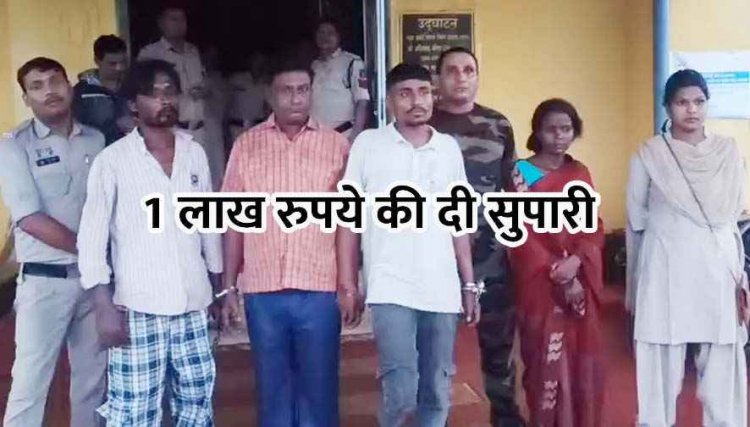 ब्लाइंड मर्डर का पर्दाफाश, प्रेमिका ने ही अपने पहले पति समेत 2 लोगों के साथ मिलकर रची हत्या की साजिश, गर्लफ्रेंड समेत चार आरोपी गिरफ्तार