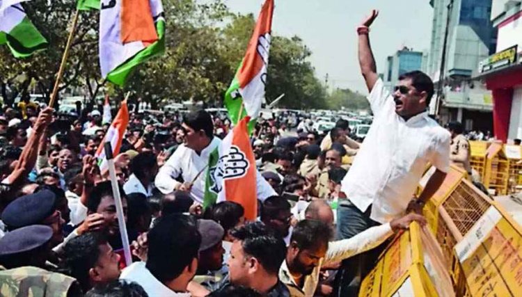 ED की कार्रवाई के विरोध में कांग्रेस की आर्थिक नाकेबंदी, कांग्रेसियों ने टोल प्लाजा पर किया चक्काजाम, दो घंटे जाम में फंसे आमजन