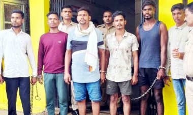 पुरानी रंजिश में युवक पर जानलेवा हमला हमला, चाकूबाजी के 3 नाबालिग समेत 9 आरोपी गिरफ्तार, चाकू, बेल्ट और डंडा जप्त