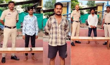 राजिम पुलिस ने तलवार और चाकू लहराकर राहगीरों को धमकाने वाले 3 आरोपियों को गिरफ्तार कर भेजा जेल, अवैध हथियार बरामद