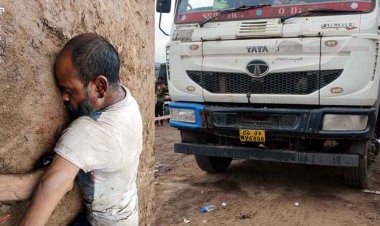 ट्रेलर पार्किंग में मिली ड्राइवर की लाश, शराब के नशे में नीचे गिरने पर अज्ञात वाहन के कुचलने की आशंका, जांच में जुटी पुलिस