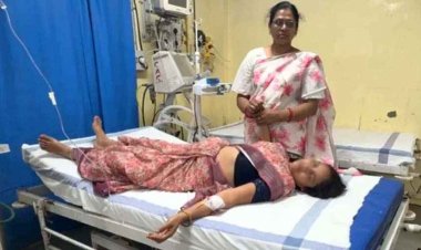 छत्तीसगढ़ के उपमुख्यमंत्री विजय शर्मा के घर के बाहर अनुकंपा नियुक्ति की मांग कर रही महिला ने पी लिया फिनाइल, अस्पताल में भर्ती