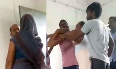ग्राम सभा में आंगनबाड़ी महिला कार्यकर्ता ने सचिव को मारा थप्पड़, पति समेत 2 पर भी मारपीट का आरोप, पीड़ित ने एसपी से लगाई गुहार