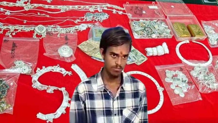 ज्वेलर्स दुकान और मेडिकल में ताला तोड़कर लाखों की चोरी, पुलिस ने आरोपी विशु को गिरफ्तार कर भेजा जेल, माल बरामद