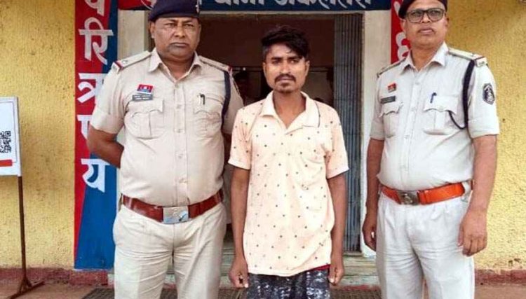 घर में घुसकर महिला के गले से मंगलसूत्र लूट की कोशिश, हंसिया अड़ाकर दी जान से मारने की धमकी, परिजनों और ग्रामीणों ने आरोपी को दबोचा