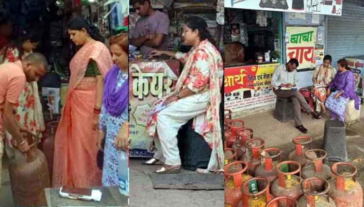 गैस रिफिलिंग के काले धंधा का पर्दाफाश, 41 सिलेंडर, तौल मशीनें और उपकरण बरामद, खाद्य टीम ने तीन दुकानों को किया सील, मचा हड़कंप