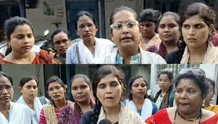 डॉ. रमन सिंह से मुलाकात करने पहुंचे 13 दिनों से हड़ताल कर रहे एनएचएम कर्मी, प्रांताध्यक्ष श्याम मोहन दुबे गिरफ्तार, मचा बवाल, जमानत पर रिहां