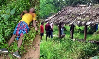 झोपड़ी के पास मिली खून से सनी ग्रामीण की लाश, फैली सनसनी, धारदार हथियार से हत्या की आशंका, आरोपियों की तलाश में जुटी पुलिस