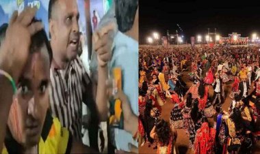देर रात गरबा उत्सव में बवाल, कार्यक्रम के दौरान बजरंग दल और दुर्गा समिति के युवकों में जोरदार झूमा-झटकी, एक युवक घायल