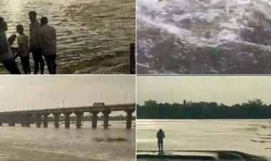 सोशल मीडिया में फेमस होने के लिए युवक पानी के तेज बहाव के बीच जान दांव पर लगाकर वीडियो बनाता आया नजर, देखकर लोग भी रह गए दंग