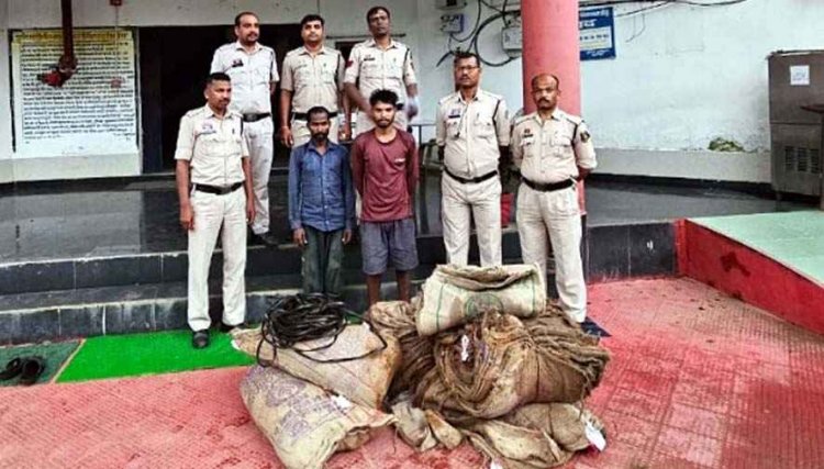 सोसायटी से राशन व नगदी रकम चोरी, पुलिस ने राजेन्द्र और परमेश्वर को गिरफ्तार कर भेजा जेल, आरोपियों से चावल एवं नगद रुपए बरामद