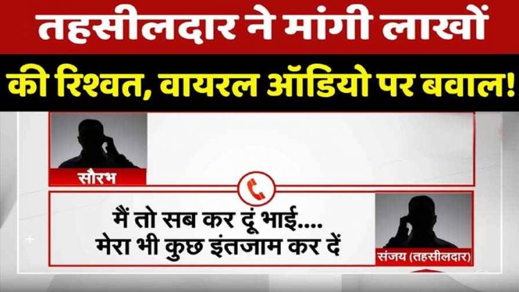 तहसीलदार की शर्मनाक करतूत!, पहले महिला को मृत दिखाया, फिर बेदखली की कार्रवाई के लिए मांगी रिश्वत, पीड़ित ने सौंपी कॉल रिकॉर्डिंग