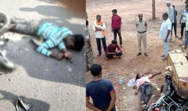 जतमई माता मंदिर परिसर में बाइक सवार युवक की मौके पर मौत, साथी गंभीर, इधर सड़क किनारे डिवाइडर से टकराई मोटर साइकिल, गई जान