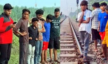ट्रेन की चपेट में आने से इयरफोन लगाकर गाना सुन रहे युवक की मौत, रेल्वे ट्रैक पर मिला चार्जर-टिफिन-चप्पल, 50 मीटर तक घसीटाया शव