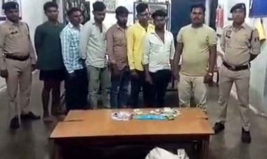 दीपावली पर पुलिस की निगरानी सख्त, श्मशान घाट में सजी जुआरियों की महफिल, 52 परियों का मजा ले रहे सात आरोपी गिरफ्तार