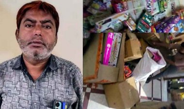 पुस्तक भंडार की आड़ में अवैध पटाखा कारोबार का भंडाफोड़, लाखों के पटाखे जब्त, इधर धमतरी में आरोपी हरेश साधवानी गिरफ्तार