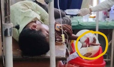 बाप बना बेटे का दुश्मन, पुत्र पर तीर से किया हमला, हाथ में फंसा तीर लेकर युवक रायपुर रेफर, मचा हड़कंप ,आरोपी फरार पिता की तलाश जारी