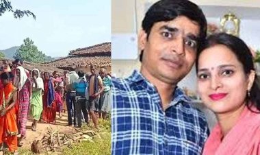 जमीन पर सो रहे पति-पत्नी का रात में हो गया मर्डर, घर में खून से लथपथ मिले शव, धारदार हथियार से हत्या की आशंका, गांव में मचा हड़कंप